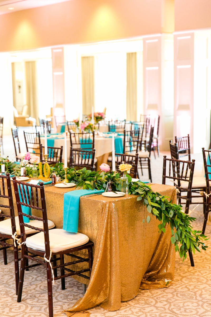 A Colorful & Glam Charleston Wedding via TheELD.com