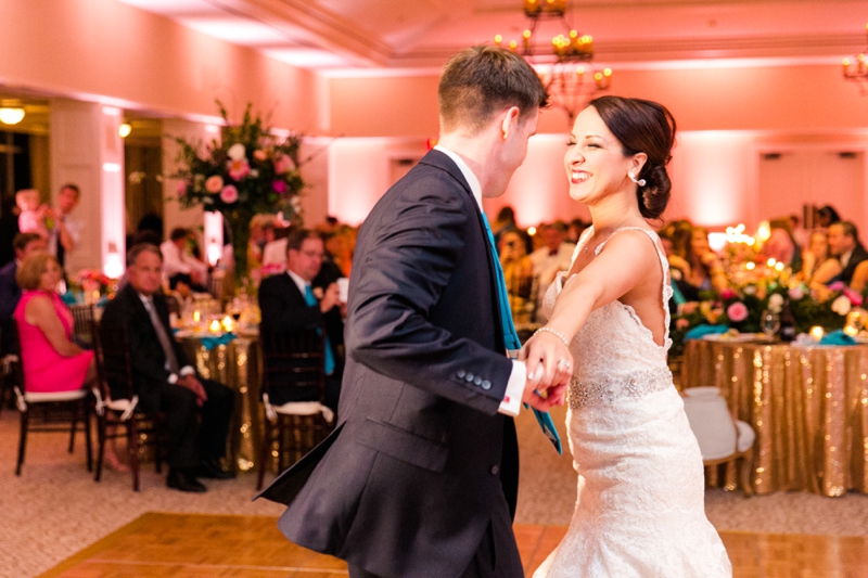 A Colorful & Glam Charleston Wedding via TheELD.com