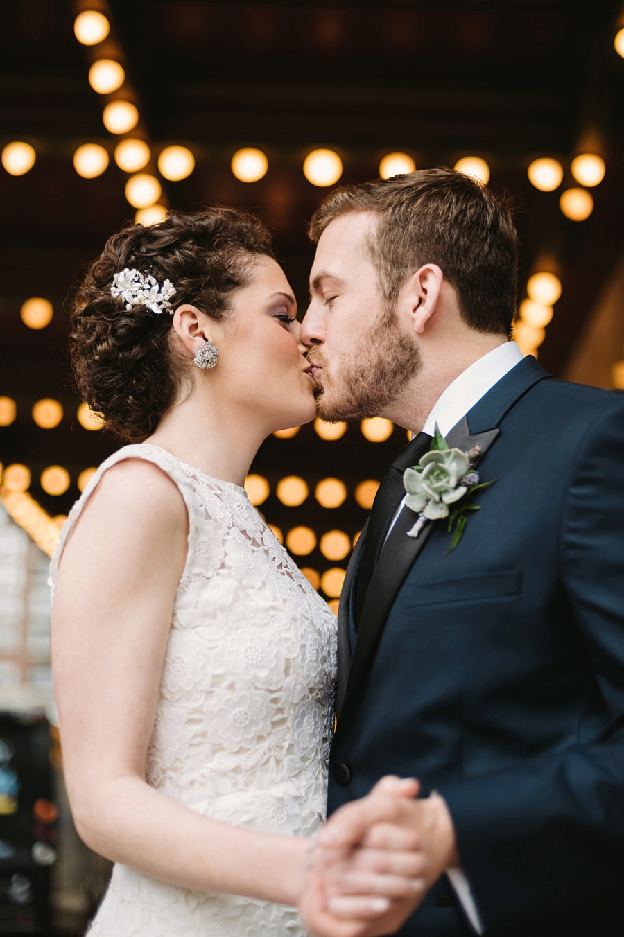 Vintage Eclectic Jewel Toned Chicago Wedding via TheELD.com