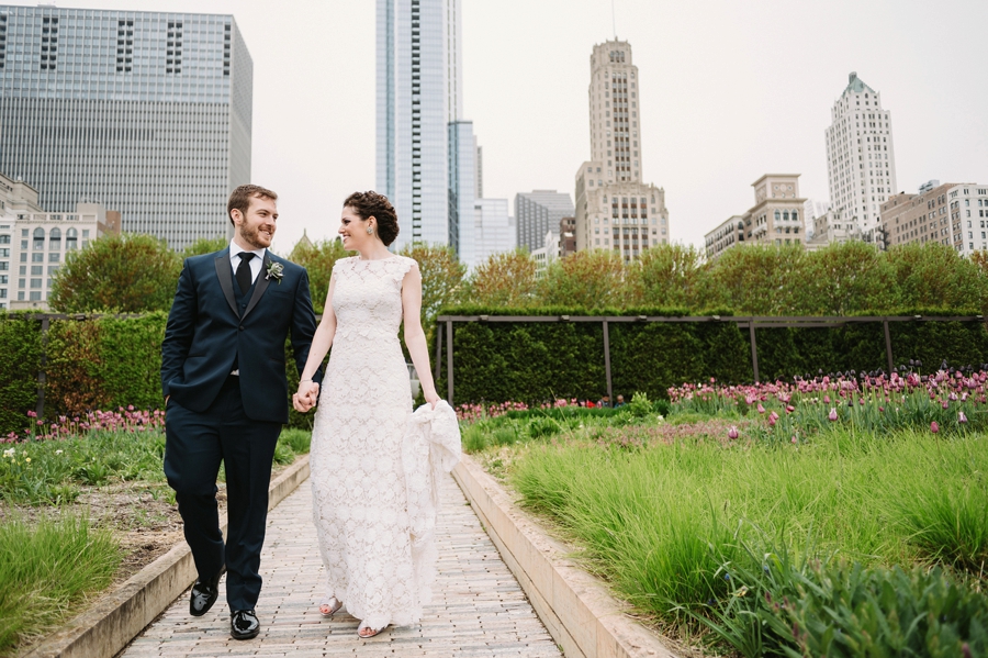 Vintage Eclectic Jewel Toned Chicago Wedding via TheELD.com