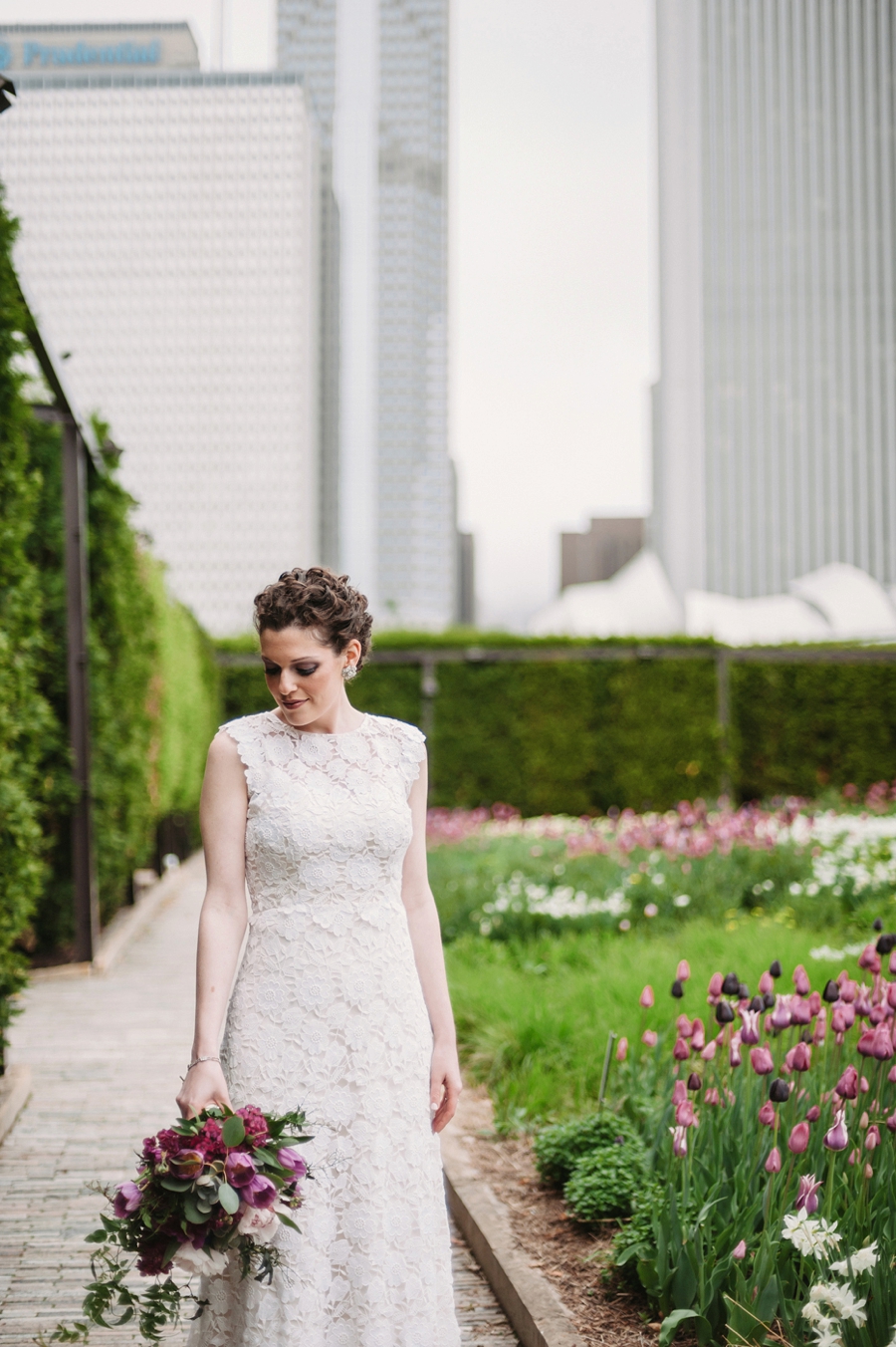 Vintage Eclectic Jewel Toned Chicago Wedding via TheELD.com