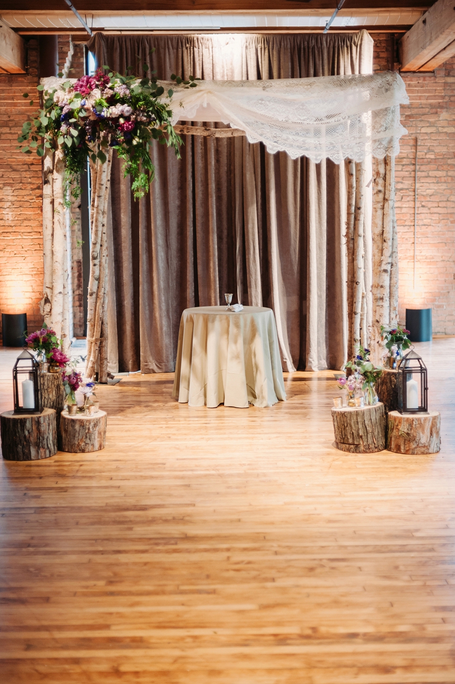 Vintage Eclectic Jewel Toned Chicago Wedding via TheELD.com