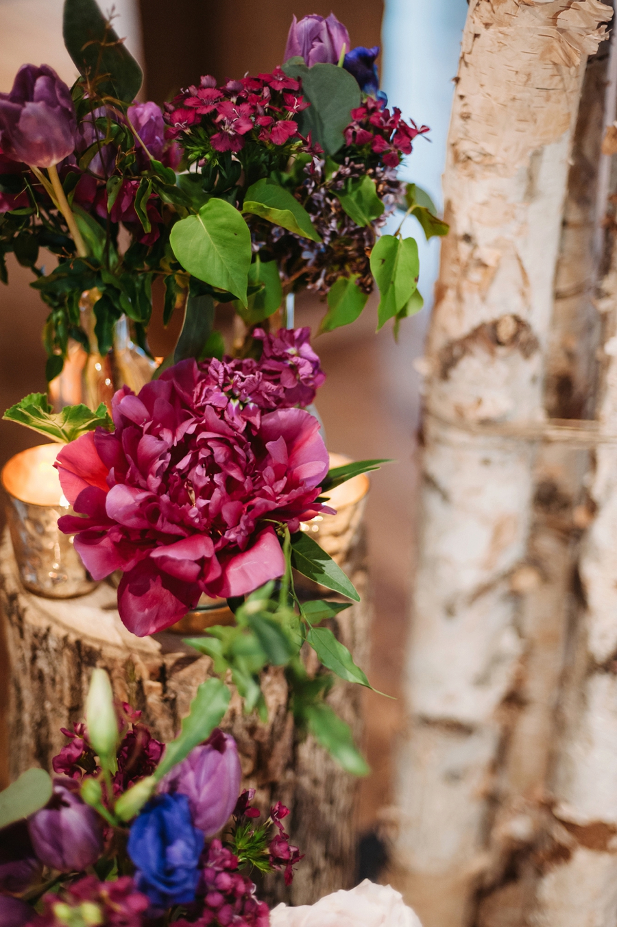 Vintage Eclectic Jewel Toned Chicago Wedding via TheELD.com