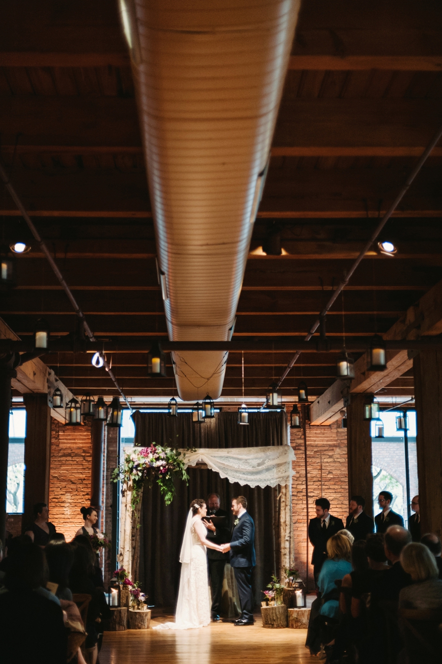 Vintage Eclectic Jewel Toned Chicago Wedding via TheELD.com