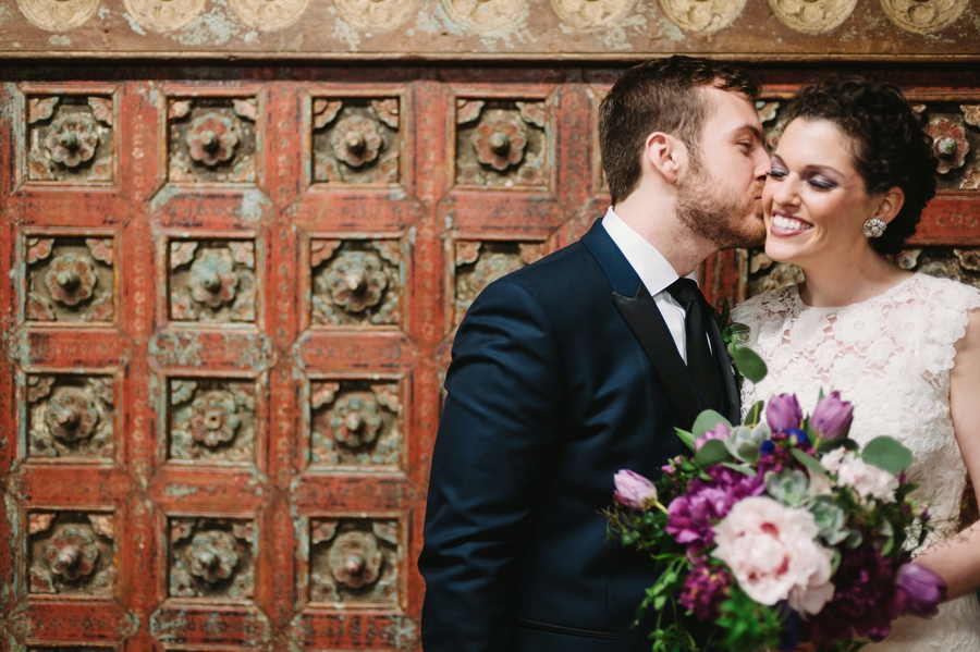 Vintage Eclectic Jewel Toned Chicago Wedding via TheELD.com