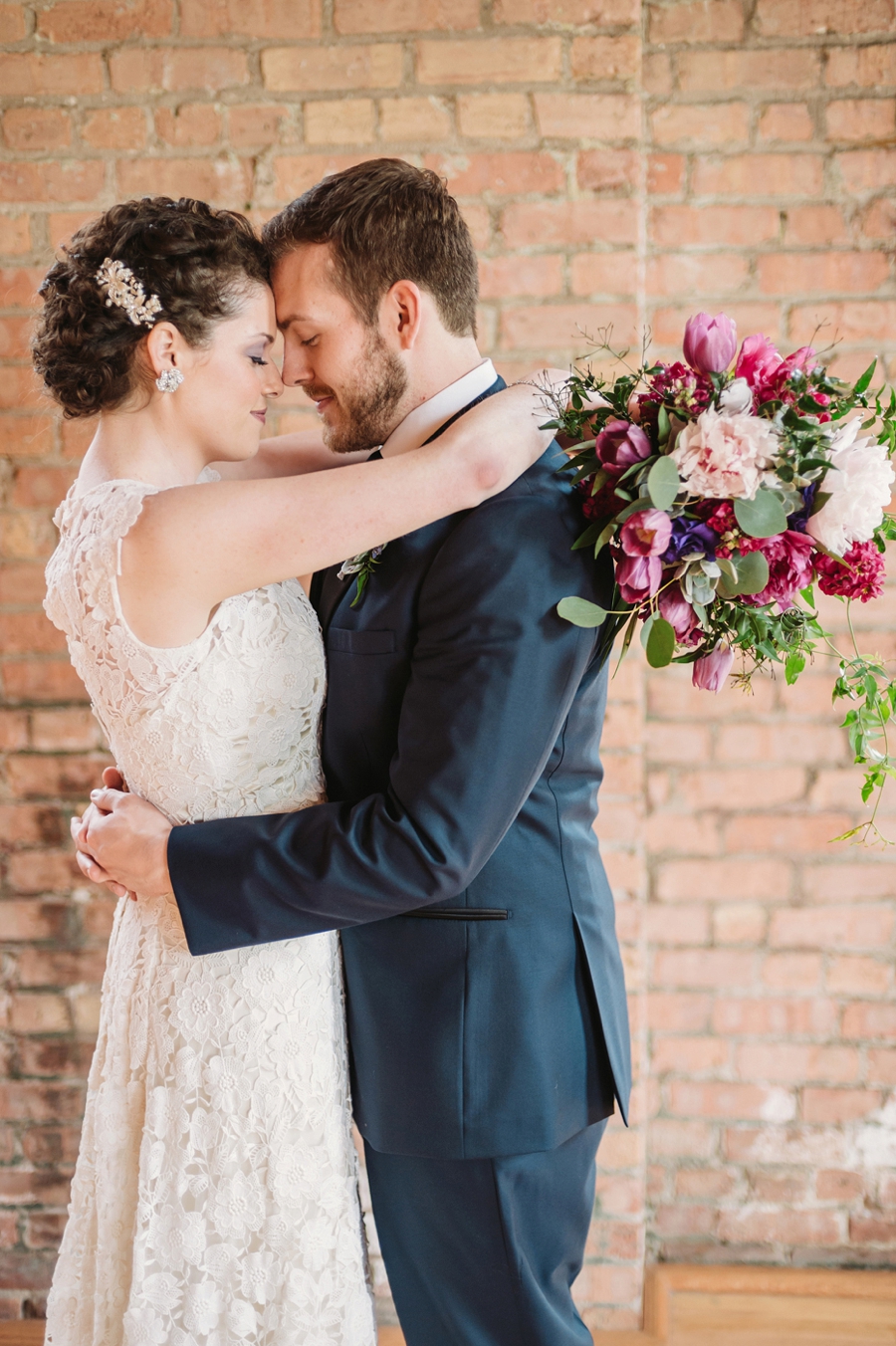 Vintage Eclectic Jewel Toned Chicago Wedding via TheELD.com