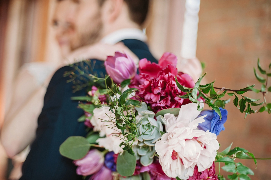 Vintage Eclectic Jewel Toned Chicago Wedding via TheELD.com