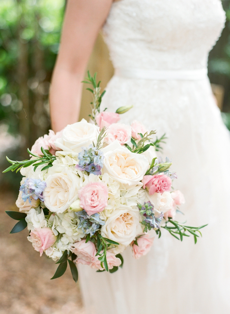 Vintage Romantic Pastel Florida Wedding via TheELD.com