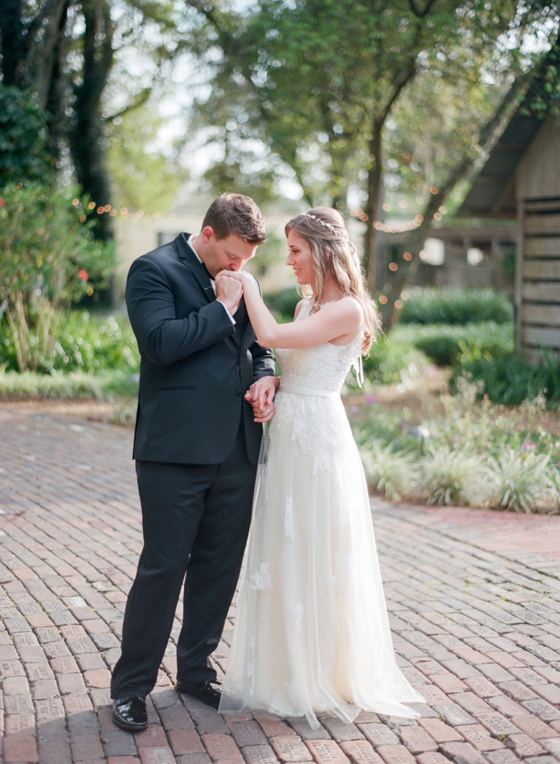 Vintage Romantic Pastel Florida Wedding via TheELD.com