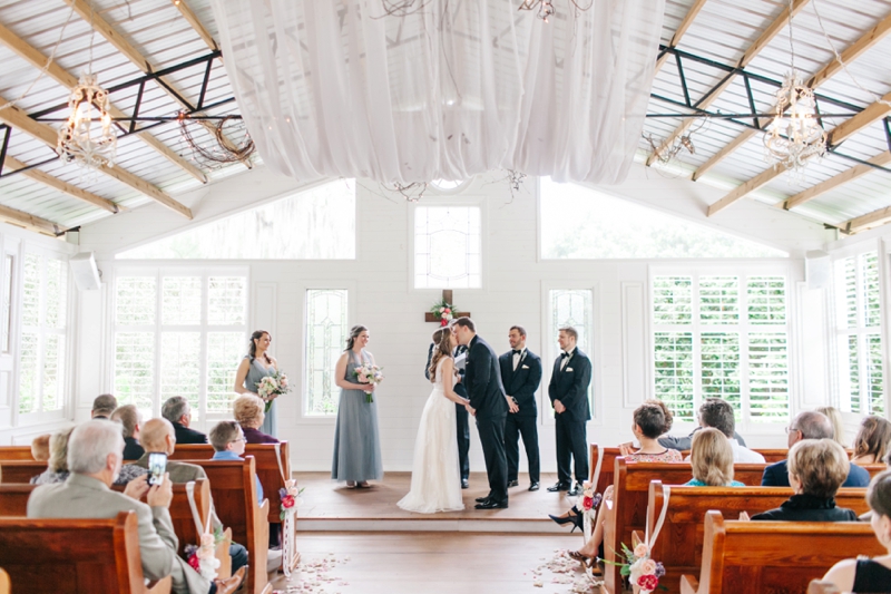 Vintage Romantic Pastel Florida Wedding via TheELD.com