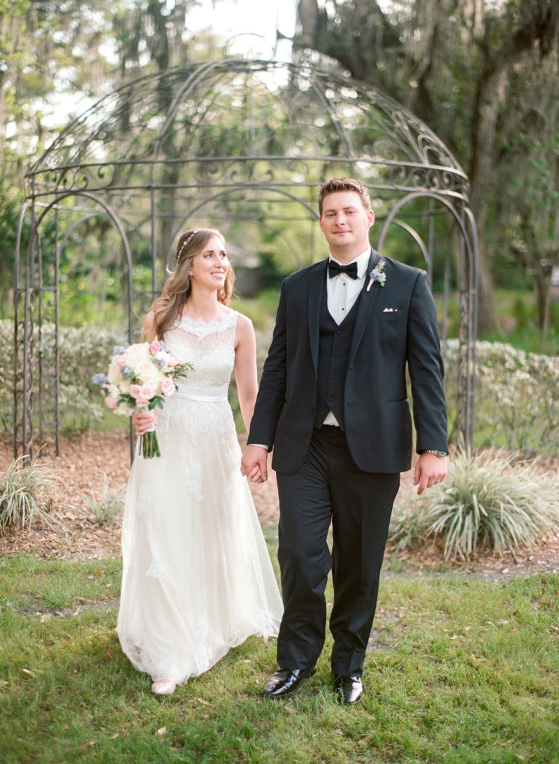 Vintage Romantic Pastel Florida Wedding via TheELD.com