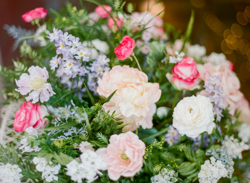 Vintage Romantic Pastel Florida Wedding via TheELD.com