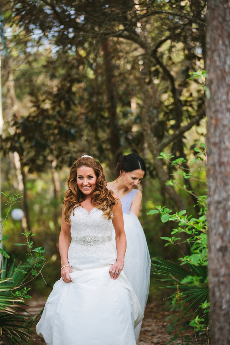 Pink & Lavender Rosemary Beach Wedding via TheELD.com