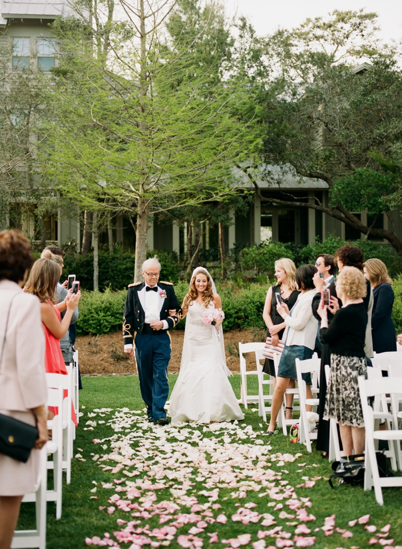 Pink & Lavender Rosemary Beach Wedding via TheELD.com