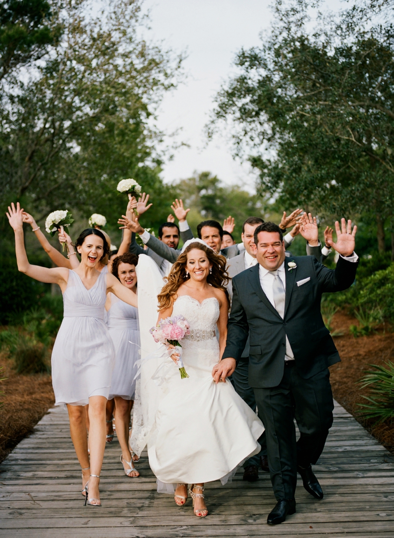 Pink & Lavender Rosemary Beach Wedding via TheELD.com