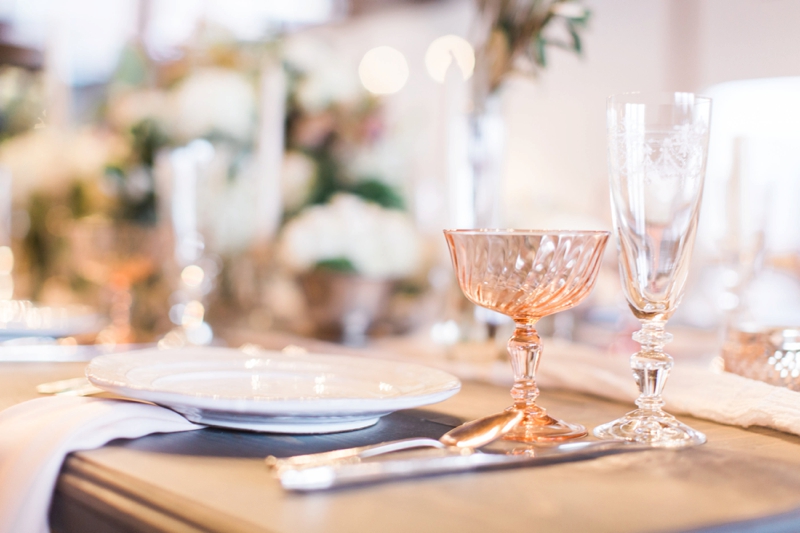 Romantic Blush and Rose Wedding Inspiration via TheELD.com