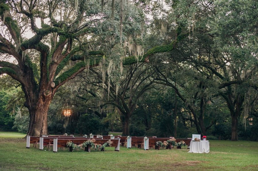 Romantic Blush and Gold Charleston Wedding via TheELD.com