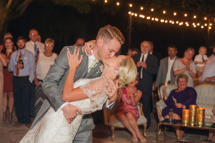 Romantic Blush and Gold Charleston Wedding via TheELD.com