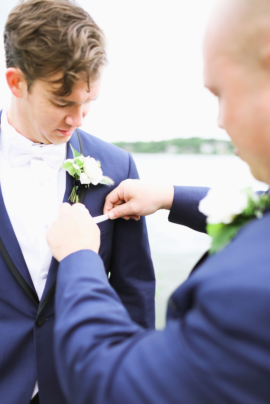 Romantic White & Blue Wedding Ideas via TheELD.com