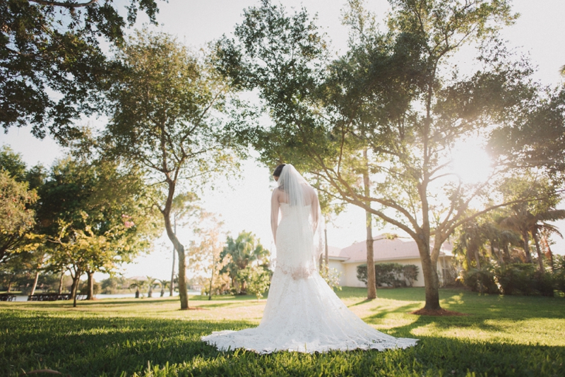 An Elegant Backyard Wedding In Palm Beach via TheELD.com