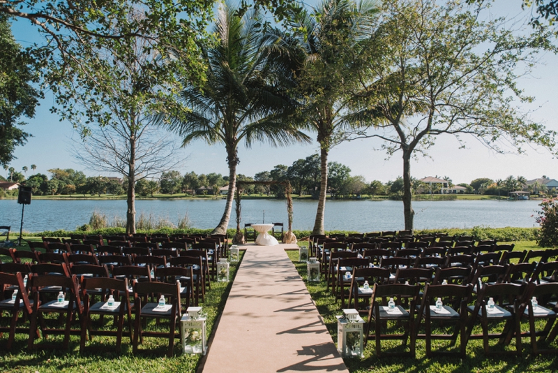 An Elegant Backyard Wedding In Palm Beach via TheELD.com