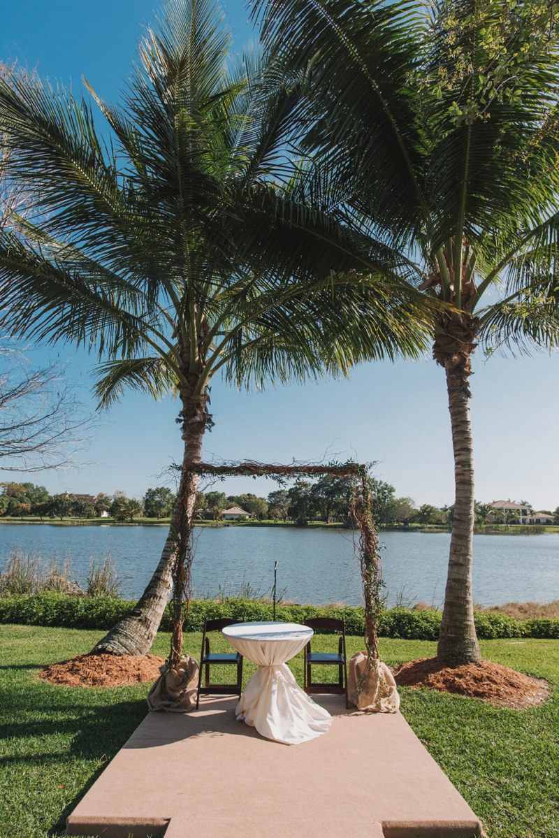 An Elegant Backyard Wedding In Palm Beach via TheELD.com