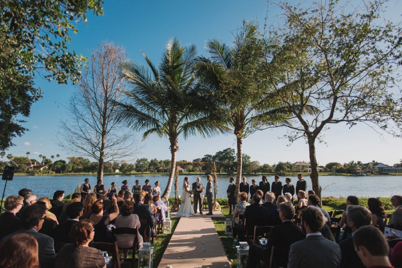 An Elegant Backyard Wedding In Palm Beach via TheELD.com