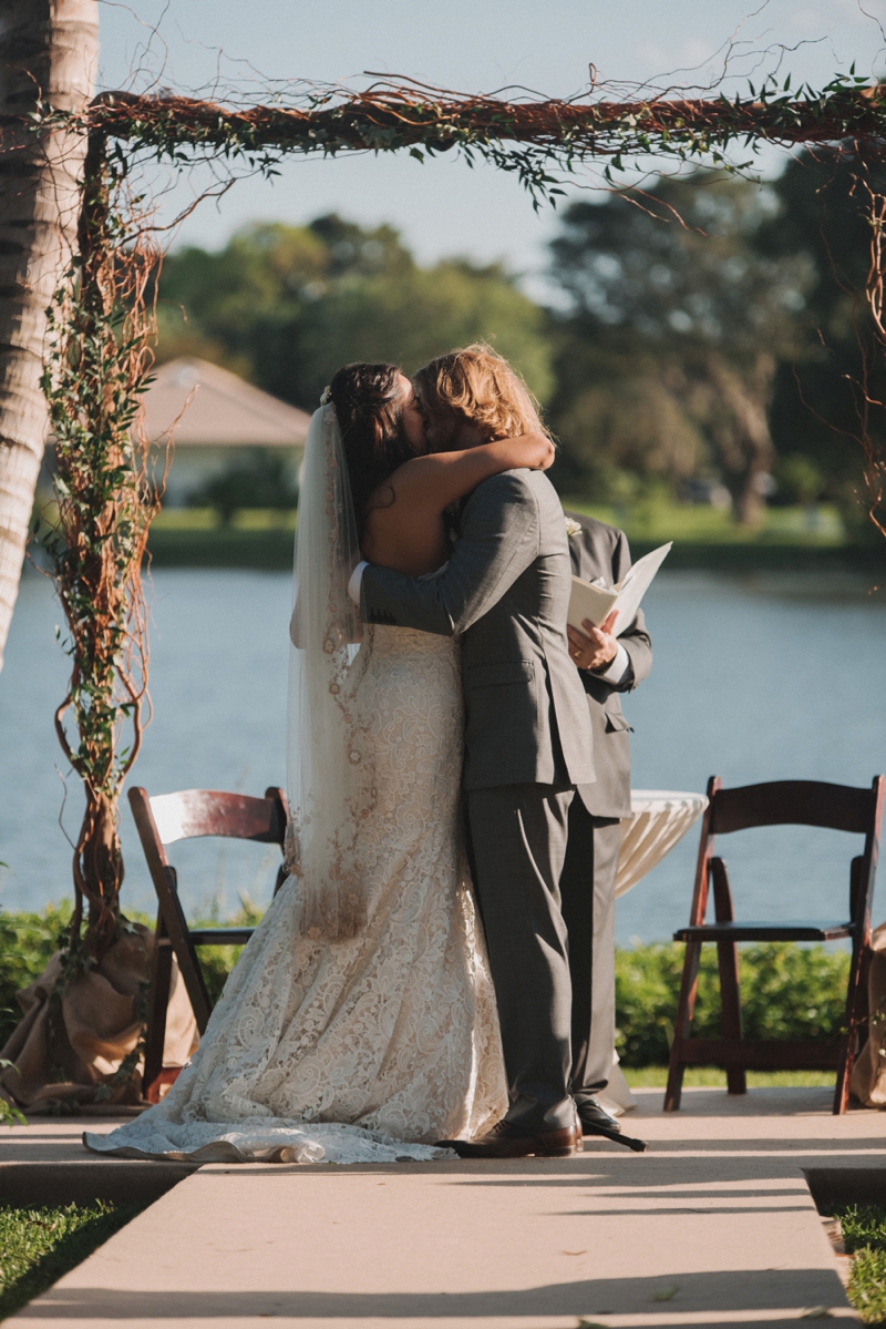 An Elegant Backyard Wedding In Palm Beach via TheELD.com