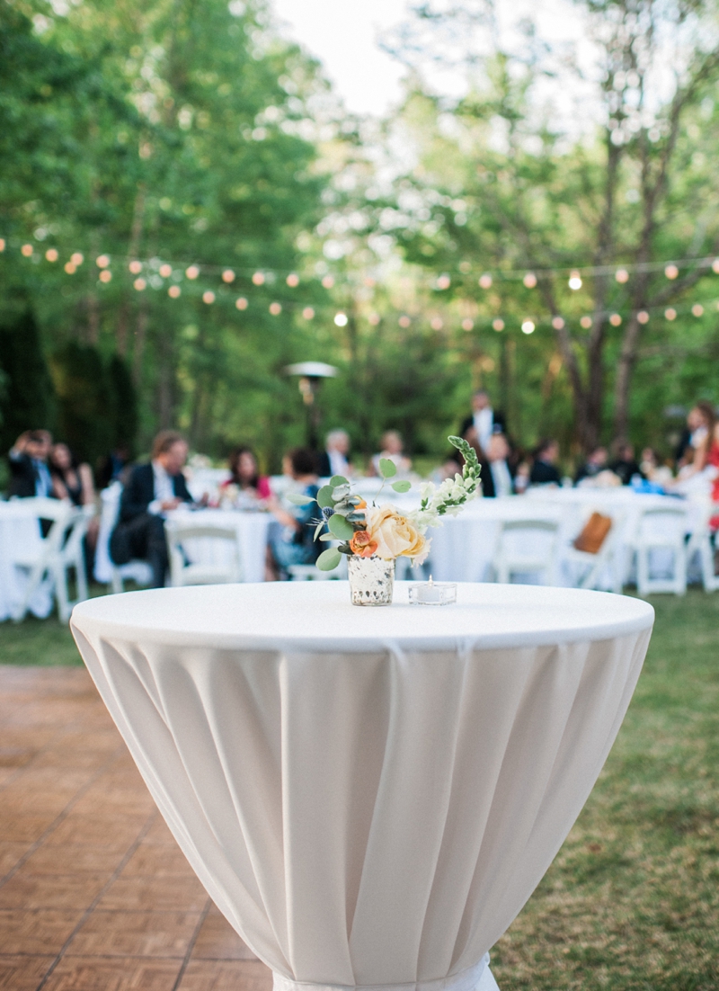 Elegant Peach and Teal Backyard Wedding | Every Last Detail