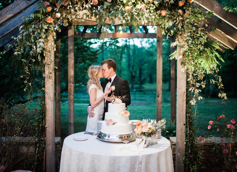 Elegant Peach and Teal Backyard Wedding | Every Last Detail