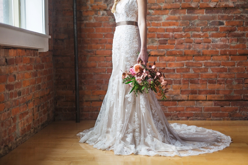 Romantic Industrial Wedding Ideas via TheELD.com