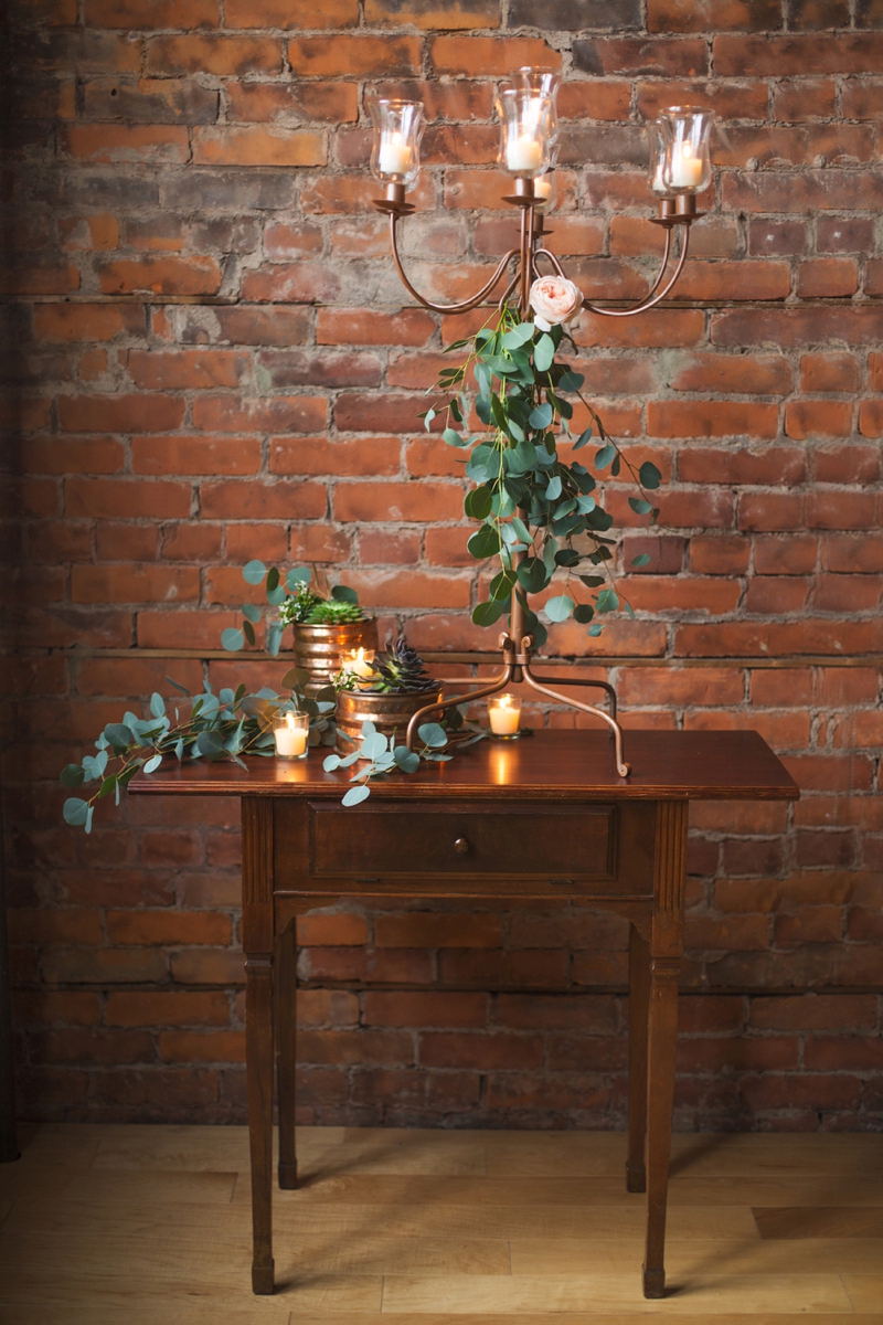 Romantic Industrial Wedding Ideas via TheELD.com