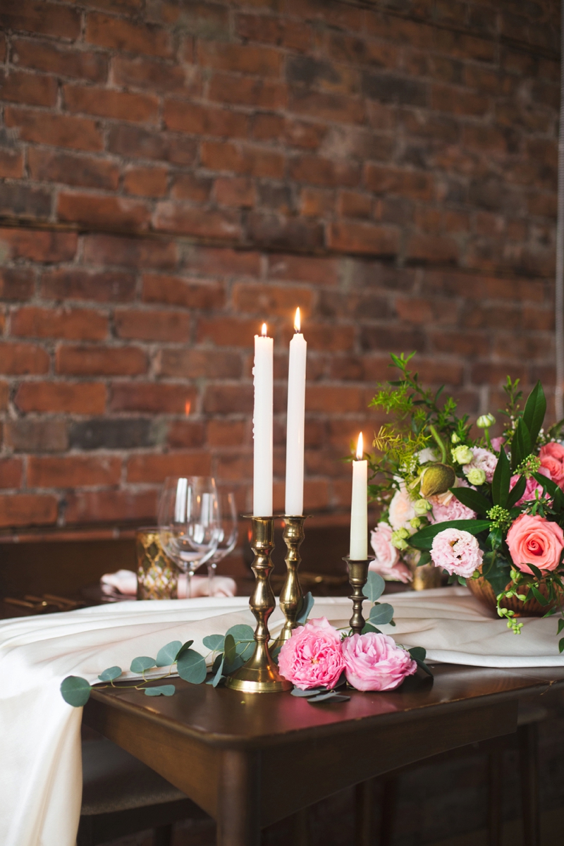 Romantic Industrial Wedding Ideas via TheELD.com