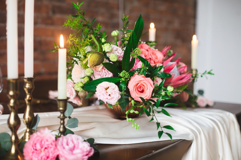 Romantic Industrial Wedding Ideas via TheELD.com