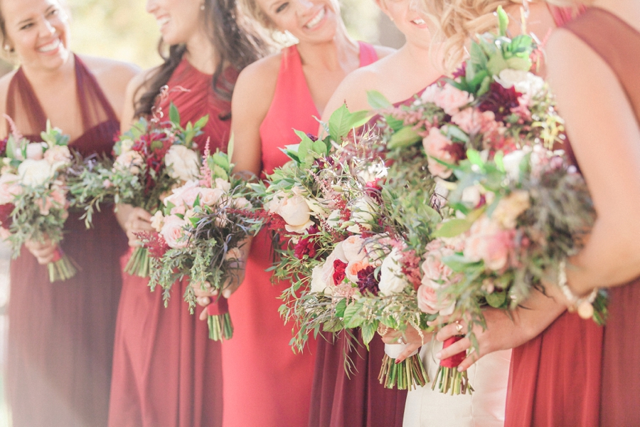 Whimsically Elegant Marsala & Blush Denver Wedding via TheELD.com