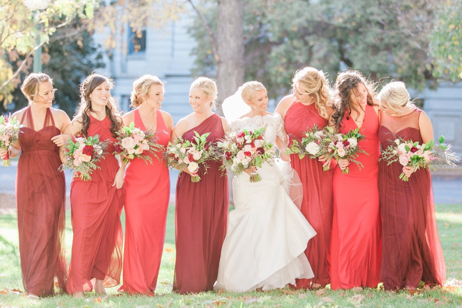Whimsically Elegant Marsala & Blush Denver Wedding via TheELD.com