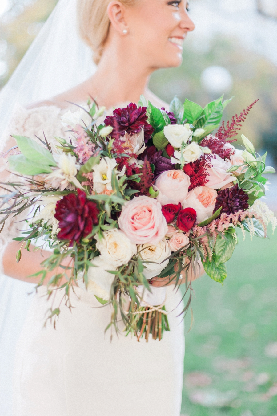 Whimsically Elegant Marsala & Blush Denver Wedding via TheELD.com