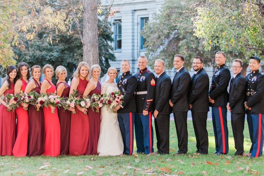 Whimsically Elegant Marsala & Blush Denver Wedding via TheELD.com