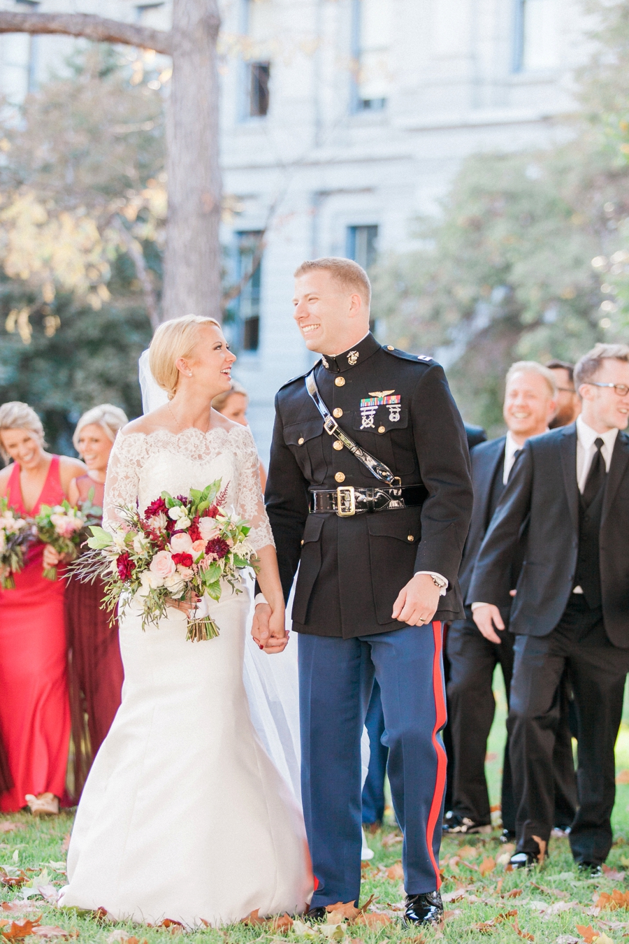 Whimsically Elegant Marsala & Blush Denver Wedding via TheELD.com