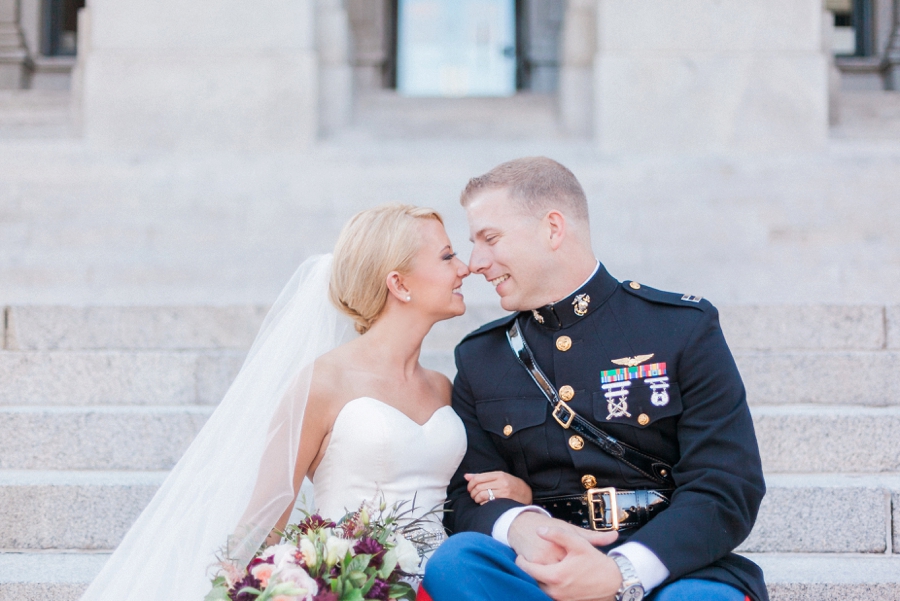 Whimsically Elegant Marsala & Blush Denver Wedding via TheELD.com