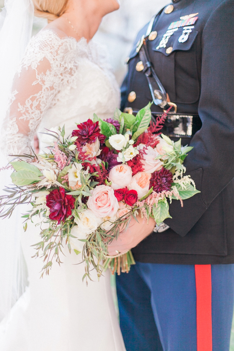 Whimsically Elegant Marsala & Blush Denver Wedding via TheELD.com