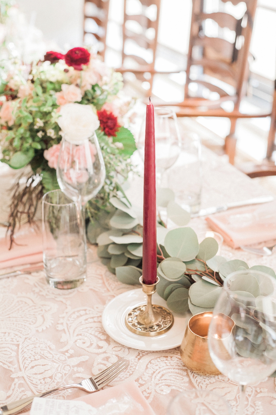 Whimsically Elegant Marsala & Blush Denver Wedding via TheELD.com