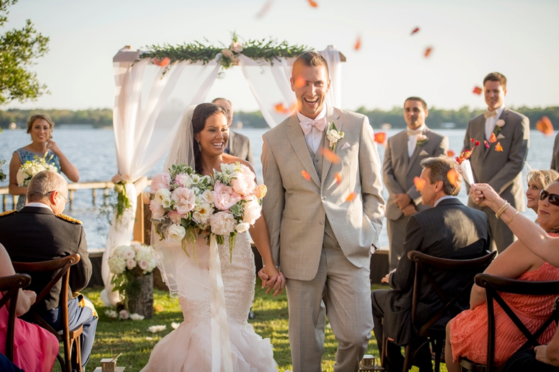 Elegant & Earthy Waterside Wedding in Navarre via TheELD.com