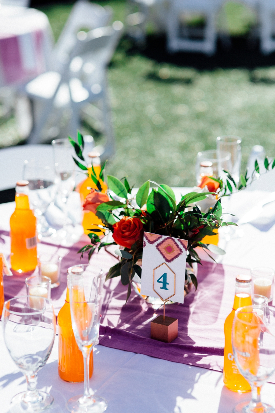 Bright Bohemian Beach Wedding via TheELD.com