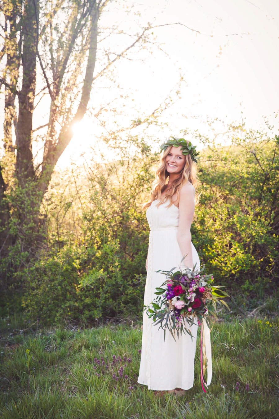 Colorful Rustic Boho Wedding Ideas via TheELD.com