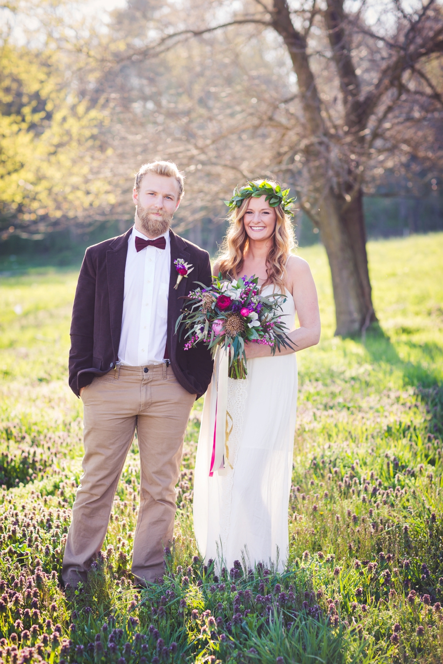 Colorful Rustic Boho Wedding Ideas via TheELD.com