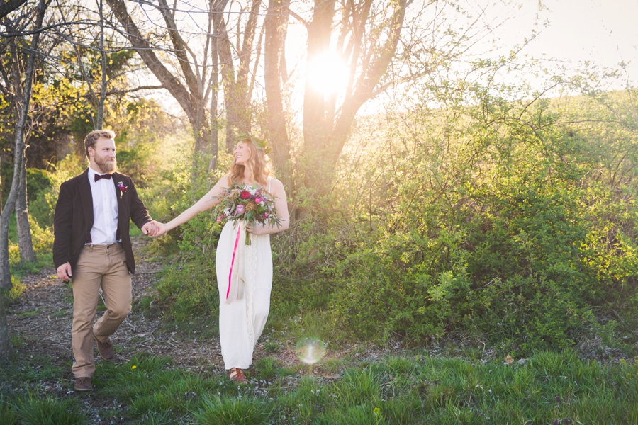 Colorful Rustic Boho Wedding Ideas via TheELD.com