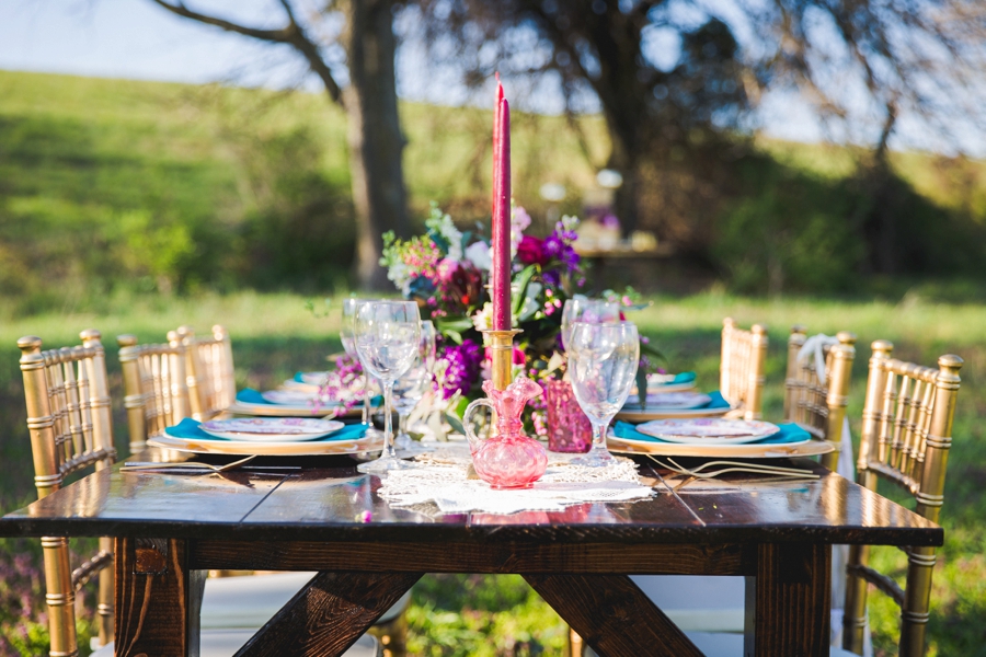 Colorful Rustic Boho Wedding Ideas via TheELD.com