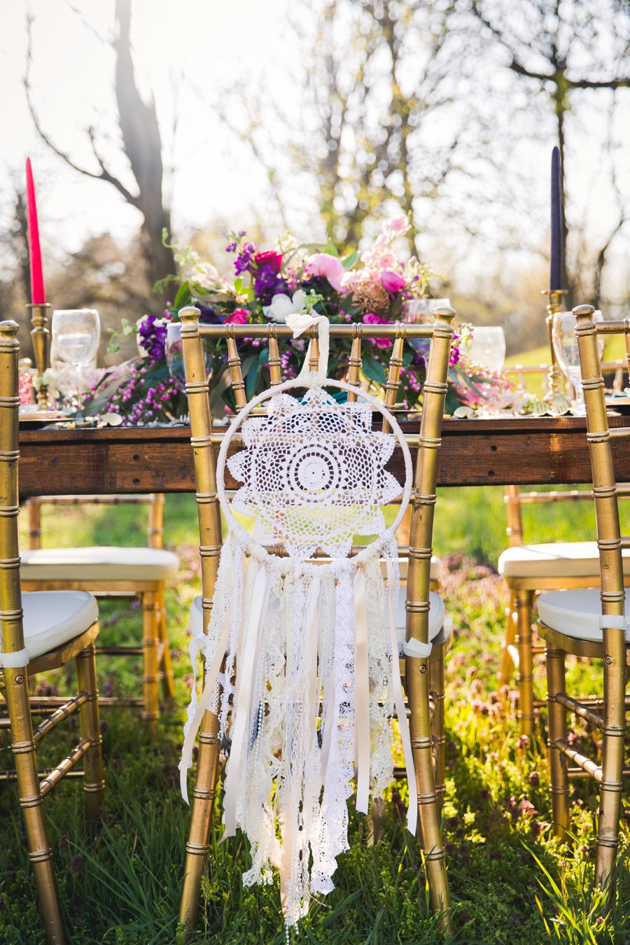 Colorful Rustic Boho Wedding Ideas via TheELD.com