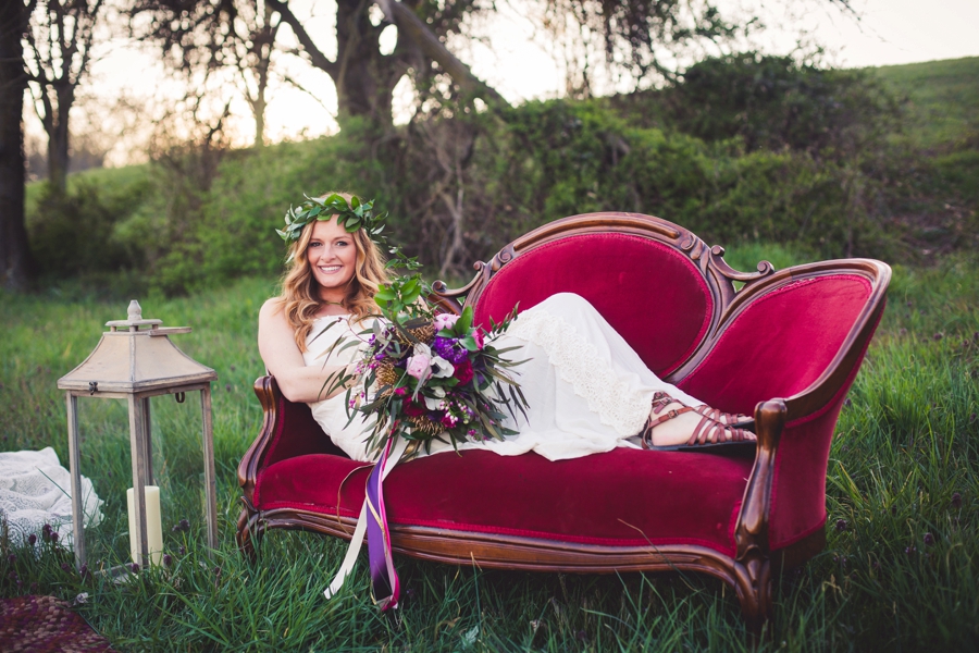 Colorful Rustic Boho Wedding Ideas via TheELD.com